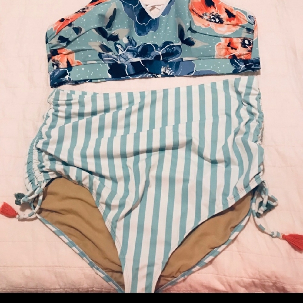 Lane Bryant NWOT high waisted bikini